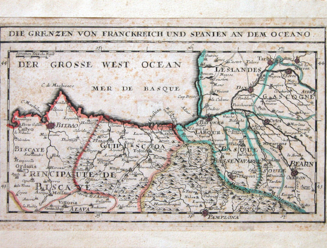 Carte suivante: 1751 - Die graenzen von Frankreich und Spanien