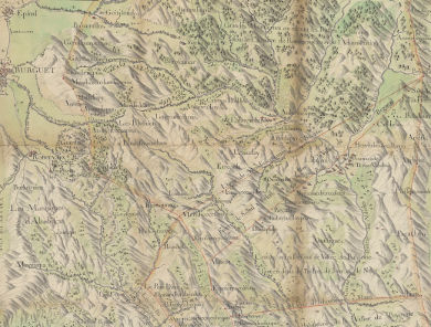 Carte suivante: 1717 - Carte des monts d'Aldudes
